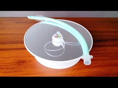 أنابيب القصبة الهوائية من خلال الفم مع شريط كبسولة يشير إلى فقاعات ET أنبوب مجرى الهواء